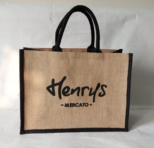 Printed jute bags