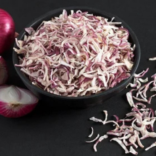 Dehydrated Pink Fried Onion Flakes